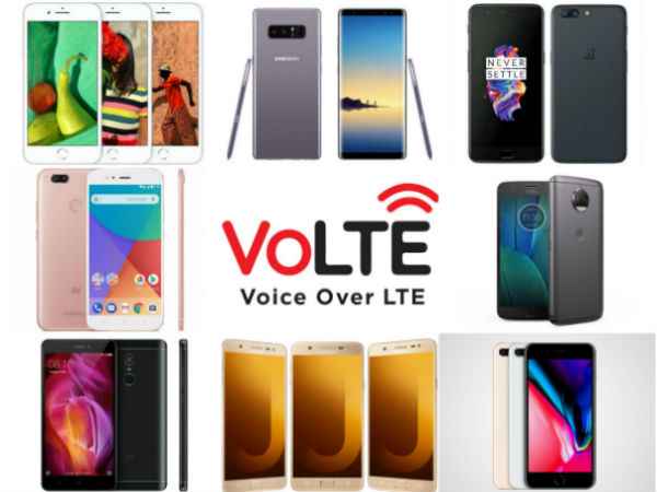 smartphones compatibles VoLTE
